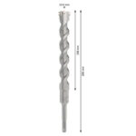 بنطة بلس فايف اكس للتخريم فى الخرسانة قطر 22 مم BOSCH 22x200x250mm