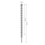 ⁦بنطة بلس فايف اكس للتخريم فى الخرسانة قطر 25مم BOSCH 25x400x450mm⁩ - الصورة ⁦2⁩