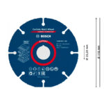 ⁦صنية متعددة الاسخدامات 4.5 بوصه بوش BOSCH EXPERT Carbide Multi Wheel Ø115mmx22 23⁩ - الصورة ⁦3⁩