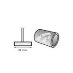 ⁦راس تلميع دريمل 26 مم DREMEL⁩ - الصورة ⁦2⁩