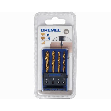 طقم ريش ثقب الخشب دريمل 4 قطع DREMEL
