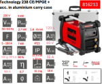 ⁦ماكينة لحام تيلوين انفرتر 1 فاز 160 أمبير ايطالى - موديل TELWIN  TECHNOLOGY 186XT⁩ - الصورة ⁦3⁩