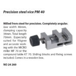 ⁦مرفق الدقة الصلب  /NO 24260/ MF 70 الماني PROXXON⁩ - الصورة ⁦2⁩