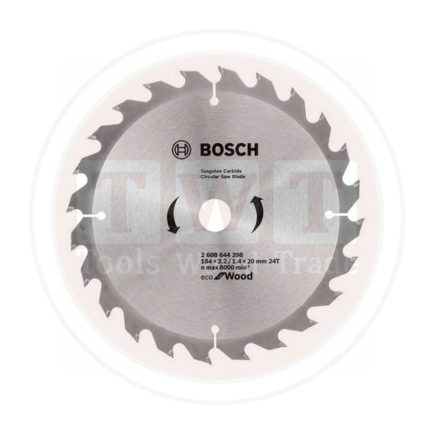 صينية منشار 7.25 بوصة  للخشب 24 سنة ايكولاين BOSCH Eco Line CSB For Wood 184x20-24