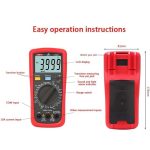 ⁦افوميتير ملتيميتر لقياس الفولت و الامبير والمقاومه 20 امبير 750V AC -1000V DC يوني تي موديل  UNI-T UT39A⁩ - الصورة ⁦4⁩