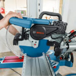 ⁦ديسك بوش خشب 1800 وات 12 بوصه زاوية سحاب 45 درجة يمين ويسار ليزر صيني BOSCH - GCM 12 SDE⁩ - الصورة ⁦4⁩