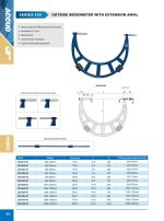 ⁦ميكرومتر خارجى بالوصالات 600-700 مم دقة 0.01 مم اكيود ACCUD⁩ - الصورة ⁦2⁩