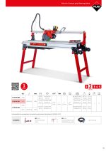 ⁦ماكينه قطع رخام كهرباء روبي 3 حصان 130 سم أسباني مقاس 10 بوصة RUBI DS 250N-1300⁩ - الصورة ⁦6⁩