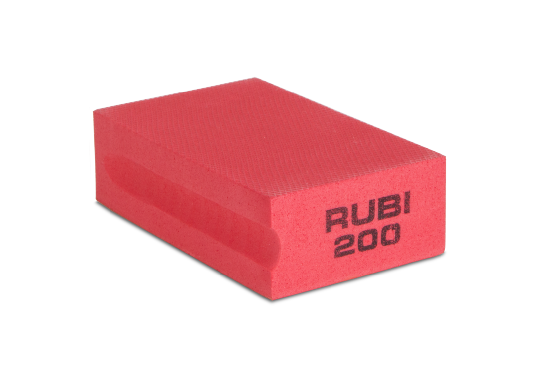 35061976 اسفنجه روبي الماظ تلميع بعد القطع خشانة 200 RUBI - الصورة 1