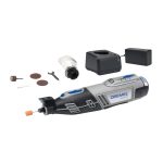 ⁦شنيور بطارية دريميل 12 فولت مع 5 قطع اكسسوار  (DREMEL – F0138220JA (8220.2⁩ - الصورة ⁦2⁩