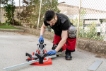 ⁦ماكينة سيراميك روبي زاويا فاصل كسارة عن القلم 102 سم - RUBI TX-1020 MAX⁩ - الصورة ⁦4⁩
