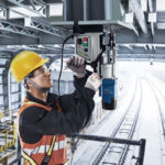 ⁦مثقاب شنيور معادن بوش 50 مم 1200 وات + ستاند مغناطيسي صيني BOSCH - GBM 50-2⁩ - الصورة ⁦5⁩