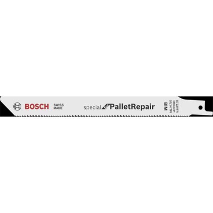 سلاح منشار امامى ترددى لقطع البلتات الخشب 5 قطع 0.9*190 BOSCH Saw Blade Set For Pallet Repair 0.9X190 mm 5Pcs