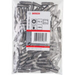 ⁦باكت سنون مفكات 100 قطعه بوشBOSCH Screwdriver Bit Extra-hard PZ2 25 mm 100 pieces⁩ - الصورة ⁦2⁩