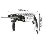 ⁦شاكوش بوش تكسير وتخريم 28 مم 880 وات يمين وشمال إلكتروني 3 حركة ألماني BOSCH - GBH 2-28⁩ - الصورة ⁦5⁩