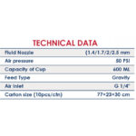 ⁦مسدس دوكو مقلوب خدمة شاقه  1.4 مم  اي بي تي موديل  APT 4001B 1.4mm⁩ - الصورة ⁦2⁩