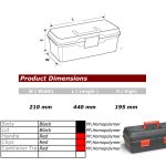 ⁦شنطه عدة بمفصلات 3 درج 17بوصه تركى بورت باج PORT-BAG  CANTILEVER PR.07⁩ - الصورة ⁦3⁩
