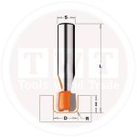 بنطة Drainboard Bit for Corian HW  S=12 D=15.87x12.7 R=3.17 CMT
