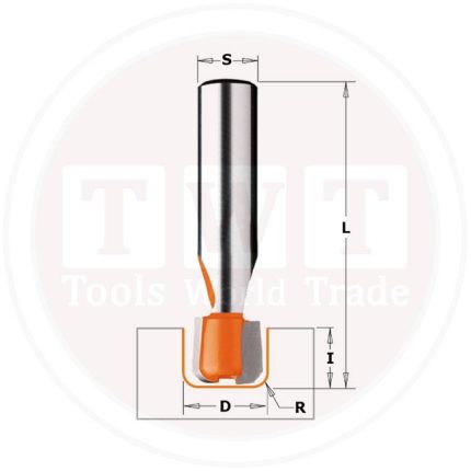 بنطة Drainboard Bit for Corian HW  S=12 D=15.87x12.7 R=3.17 CMT