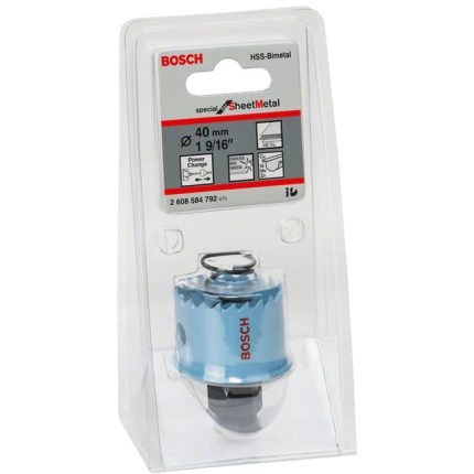 بنطه منشاريه 40 مم بوش للحديد و الألومنيوم BOSCH  Sheet Metal holesaw 40 mm, 1 9/16"