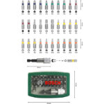⁦طقم لقم بوش مختلفة 32 قطعة BOSCH  32 Pcs Screw driver Set⁩ - الصورة ⁦2⁩