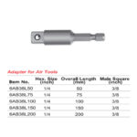 ⁦أدابتور اكس 1/4x1/4 بوصة طول 50مم موديل 6AB1450 تايواني KWG⁩ - الصورة ⁦2⁩