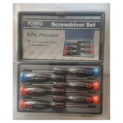 طقم مفكات نجمة إلكترونى 6  قطعة تايوان kwg J3006T