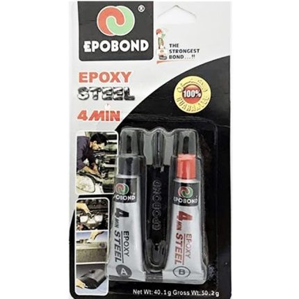 لاصق ايبوكسى ستيل 4 دقيقه - اسود EPOBOND