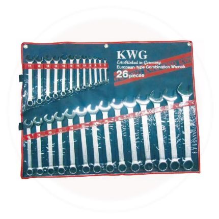 طقم مفتاح بلدى مشرشر 8-32مم 12 قطعة KWG  كي دبليو جي4300-12P5