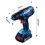 ⁦شنيور بطاريه بوش 18 فولت 1.5امبير موديل BOSCH - GSR 180-LI⁩ - الصورة ⁦3⁩