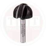 بنطة راوتر بوش  لتخديد التجاويف الدائريه 6 مم اجمالى الطول 49 مم BOSCH Core Box Bit 6, 25.4x49