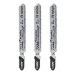 ⁦سلاح منشار اركيت للسيراميك قطعيه ناعمه 3 قطع BOSCH  JSB T150 RF for Ceramic Tile Fine Cut 3 Pcs⁩ - الصورة ⁦4⁩