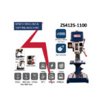 ⁦مثقاب تزجة قلاوظ  25مم 1100وات 380فولت اي بي تي موديل APT ZS4125-1100⁩ - الصورة ⁦2⁩