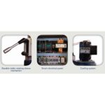 ⁦مثقاب و قلاوظ 32 مم 1500 وات تبريد مياه 380 فولت اي بي تي موديل  APT  Z5032GP-1500⁩ - الصورة ⁦3⁩