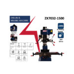 ⁦مثقاب فريزة 32مم 1500وات 380فولت اي بي تي صيني موديل APT ZX7032⁩ - الصورة ⁦2⁩