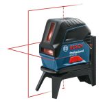 ميزان ليزر بوش 2 خط 15 متر  تحديد مستوى  خط أفقي ورأسي مع نقطتين ليزر   BOSCH - GCL 2-15