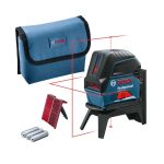 ⁦ميزان ليزر بوش 2 خط 15 متر  تحديد مستوى  خط أفقي ورأسي مع نقطتين ليزر   BOSCH - GCL 2-15⁩ - الصورة ⁦2⁩