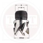 بنطه PLUG CUTTER HS D=10 Z4 S=21*14F .1 RH CMT