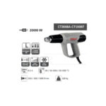 ⁦كيت مسدس تسخين كراون 2 سرعة 2000 وات موديل CROWN - CT3668A-CT19007⁩ - الصورة ⁦2⁩