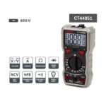 ⁦جهاز قياس افوميتر مالتي ميتر كراون 600 فولت 10 أمبير ديجيتال موديل CROWN - CT44051⁩ - الصورة ⁦3⁩
