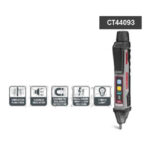 ⁦مفك كاشف للتيار الكهربائي ديجيتال اضاءة كراون موديل CROWN - CT44093⁩ - الصورة ⁦3⁩