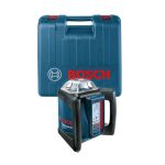 ⁦ميزان ليزر  بوش 500 متر تحديد مستوي دوار افقى ورأسى ليزر احمر BOSCH - GRL 500 HV + LR 50⁩ - الصورة ⁦2⁩