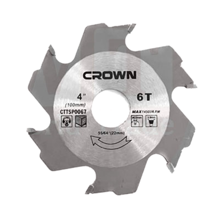 صنيه فيديا خشابي كراون 4 بوصه - 100 م-22 م 6 سن موديل CROWN - CTTSP0067