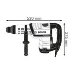 ⁦شاكوش بوش 1500 وات تكسير و تخريم 45 مم 8 كجم قوة الطرق 12.5 جول ألماني BOSCH - GBH 8-45 D⁩ - الصورة ⁦5⁩