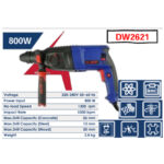 ⁦كيت شاكوش  800 وات عدل يمين وشمال 26 مم اي بي تي موديل  APT  DW2621⁩ - الصورة ⁦3⁩