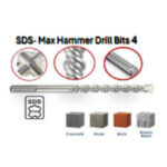 ⁦بنط هيلتى SDS-Max خدمة شاقة  2 سن صينى   340X 14 مم اي بي تي موديل   APT LCA10140340⁩ - الصورة ⁦3⁩