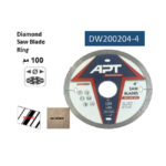 ⁦صنية ألماظ بســكوتة بورســلــيــن و زجــاج 100 مم أي بي تي موديل APT DW200204-4⁩ - الصورة ⁦2⁩