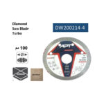 ⁦صنية ألماظ بســكوتة تربو 100مم أي بي تي موديل APT DW200214-4⁩ - الصورة ⁦3⁩