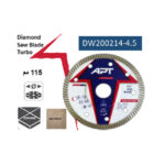 ⁦صنية ألماظ بســكوتة تربو 115مم أي بي تي موديل - APT DW200214-4.5⁩ - الصورة ⁦3⁩