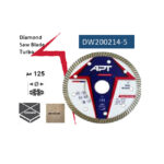 ⁦صنية ألماظ بســكوتة تربو 125مم أي بي تي موديل  APT DW200214-5⁩ - الصورة ⁦3⁩